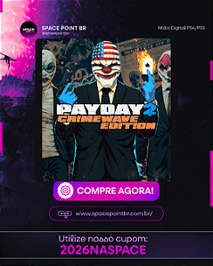 PAYDAY 2: CRIMEWAVE PS4/PS5 Mídia Digital