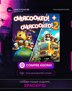 OVERCOOKED 1 + 2 PS4/PS5 MÍDIA DIGITAL