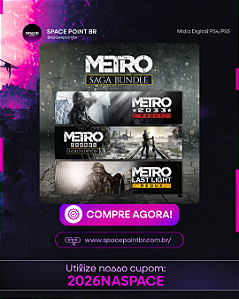 Conjunto Metro Saga PS4/PS5 Mídia Digital