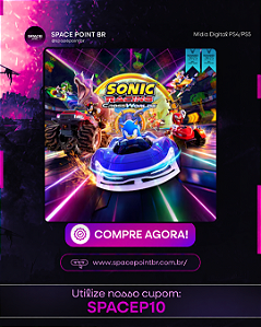 Sonic Racing: CrossWorlds PS5/PS4 MÍDIA DIGITAL