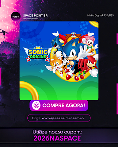 Sonic Origins PS4/PS5 Mídia Digital