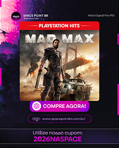Mad Max PS4/PS5 Mídia Digital