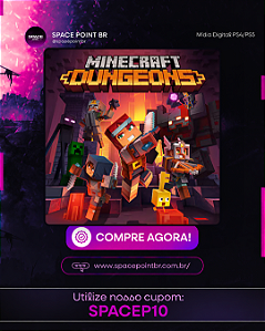 MINECRAFT DUNGEONS PS4/PS5 Mídia Digital