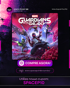 MARVEL GUARDIANS OF THE GALAXY PS4/PS5 Mídia Digital