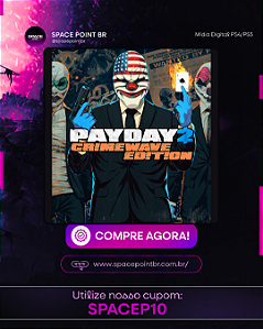 PAYDAY 2 PS4/PS5 Mídia Digital