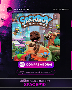 Sackboy: Uma Grande Aventura PS4/PS5 Mídia Digital
