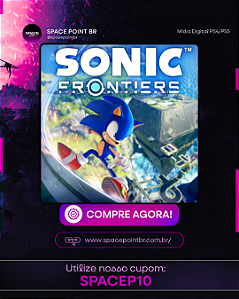 SONIC FRONTIERS PS4/PS5 Mídia Digital