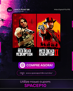 Bundle Red Dead Redemption (PS4 e PS5) e Red Dead Redemption 2 PS4/PS5 Mídia Digital