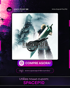 FINAL FANTASY VII REMAKE PS4/PS5 Mídia Digital