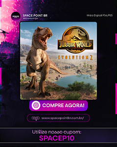 Jurassic World Evolution 2 PS4/PS5 Mídia Digital