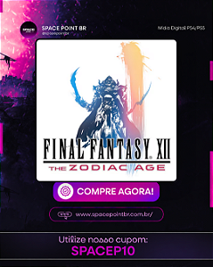 Final Fantasy XII The Zodiac Age PS4/PS5 Mídia Digital