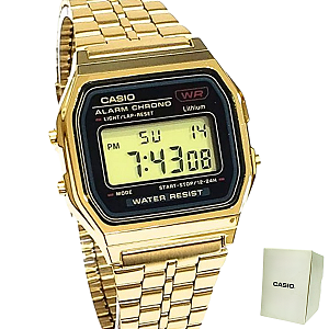 Relógio Casio Unissex Digital Vintage Dourado A159WGEA-1DF