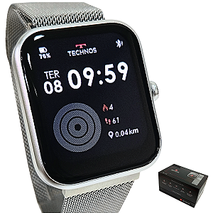Smartwatch Technos Unissex Connect Max TMAXAB/5K