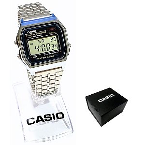 Relógio Casio Unissex Digital Prateado A159WA-N1DF