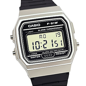 Relógio Casio Unissex Digital Vintage F-91WM-7ADF