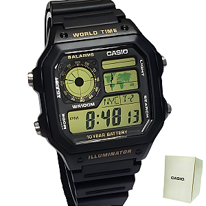 Relógio Casio Masculino Esportivo Standard AE-1200WH-1BVDF