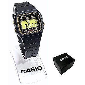 Relógio Casio Unissex Digital Vintage F-91WG-9QDF