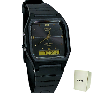 Relógio Casio Unissex Digital Analógico AW-48HE-1AVDF