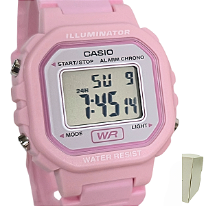 Relógio Casio Digital Feminino Rosa LA-20WH-4A1DF