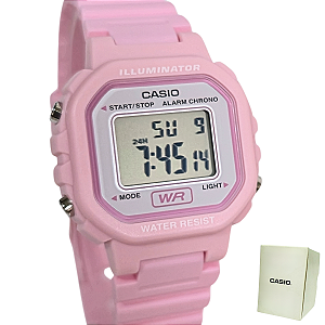 Relógio Casio Digital Feminino Rosa LA-20WH-4A1DF