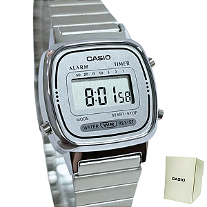 Relógio Casio Digital Vintage Fashion Feminino LA670WA-7DF