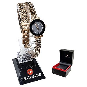 Relógio Technos Feminino Rosê Duas Voltas 5Y20IR/4P