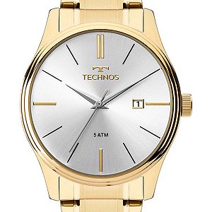 Relógio Technos Masculino Analógico Dourado 2115MPN/4K