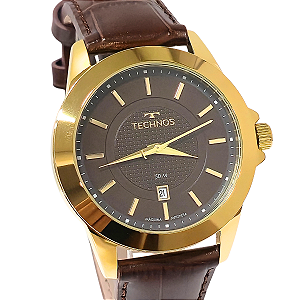 Relógio Technos Masculino Steel Dourado 2115MYA/0M