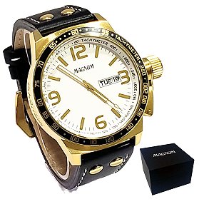 Relógio Masculino Magnum Cronógrafo Ma32167w - Prata