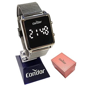 Relógio Condor Feminino Digital Led Grafite COMD1202AJS/4F