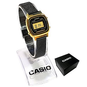 Relógio Casio Feminino Digital Vintage MIni LA670WEMB-1DF