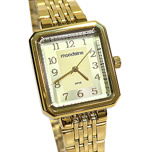 Relógio Mondaine Feminino Analógico Quadrado 32358LPMVDE1