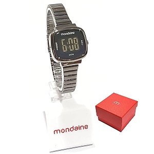 Kit Relógio Mondaine Feminino Digital 53717LPMVPE3K1