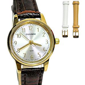 Relógio Mondaine Analógico Feminino 3 Pulseiras 32714LPMKDH2