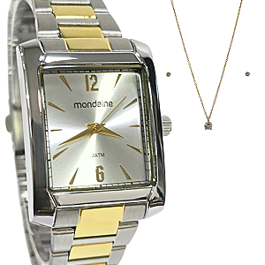Relógio Mondaine Feminino Analógico Quadrado 32417LPMVBE2