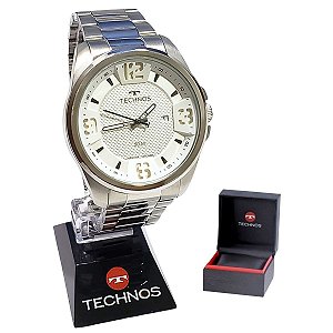 Relógio Technos Masculino Analógico Militar Prata 2117LEG/1K