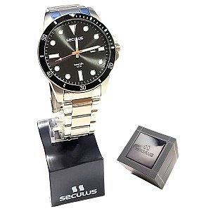 Relógio Seculus Masculino Analógico Long Life 20789G0SVNA1