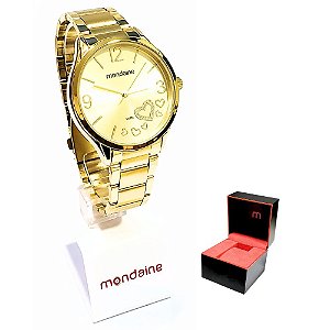 Relógio Mondaine Feminino Analógico Corações 53821LPMVDE1