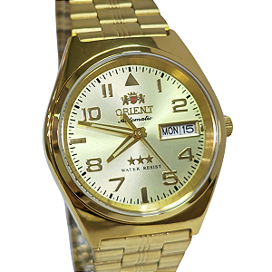 Relógio Orient Automático Masculino Dourado 469GP083NH C2KX