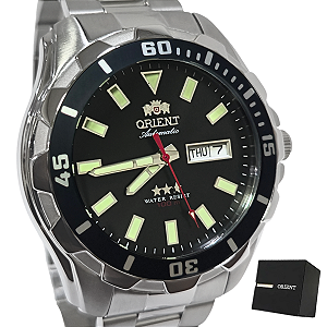 Relógio Orient Automático Masculino Prateado 469SS078 P1SX