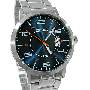 Relógio Orient Analógico Masculino Prateado MBSS1381 D2SX