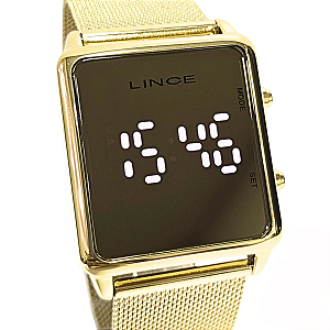 Relógio Lince Feminino Digital Led Espelhado MDG4619L BXKX