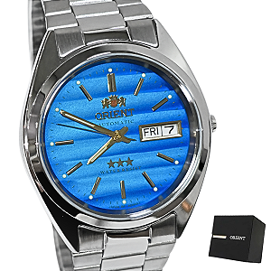 Relógio Orient Automático Masculino Prateado 469WA3NH A1SX