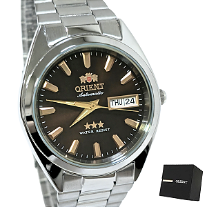 Relógio Orient Automático Masculino Prateado 469SS084NH N1SX