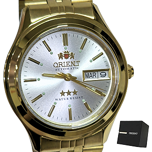 Relógio Orient Automático Masculino Dourado EM03-A0NH B1KX