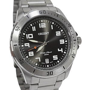 Relógio Orient Analógico Masculino Prateado MBSS1155A G2SX
