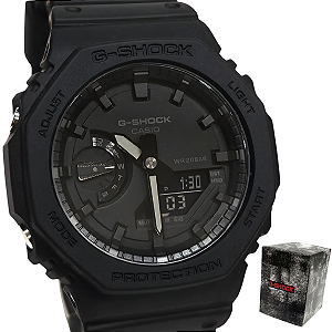 Relógio Casio G-Shock Carbon Core Guard Masculino GA-2100-1A1DR