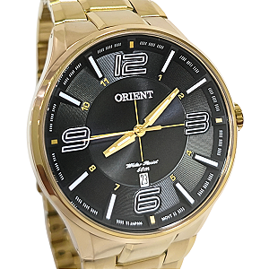 Relógio Orient Analógico Masculino Dourado MGSS1136 P2KX