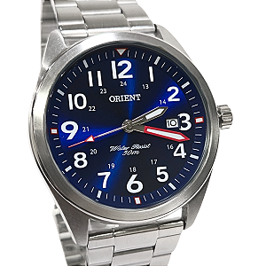 Relógio Orient Analógico Masculino Prateado MBSS1396 D2SX