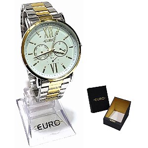 Relógio Euro Feminino Analógico Multiglow Bicolor EU6P29AHUS/4C